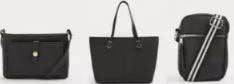 Various Black Handbags